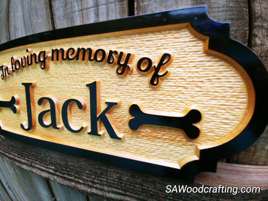 Personalized Wooden Pet Memorial Wall Plaque