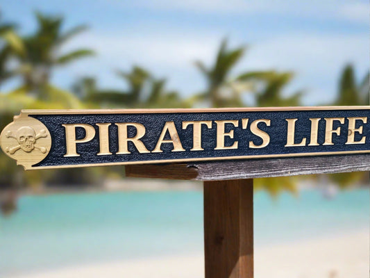 Pirates life wooden wall art made in the USA