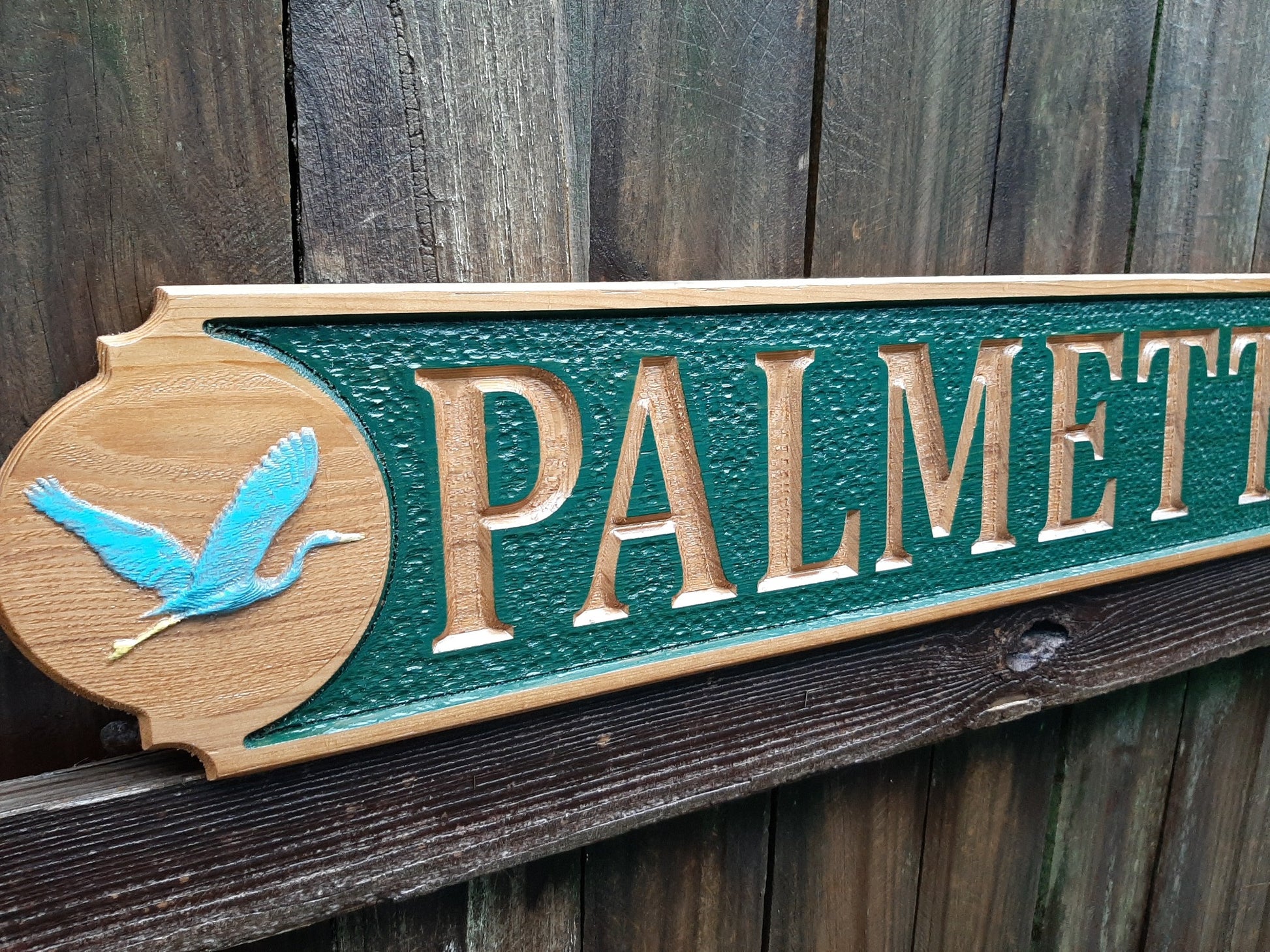 Unique 3D wood carved wood engraved Coastal themed Quarter board featuring hand painted seabirds. Made in the USA