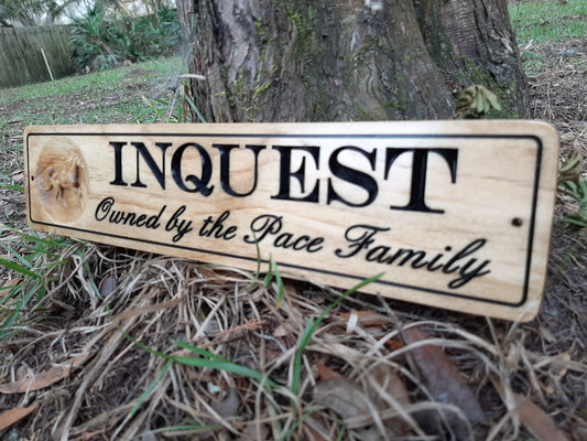 Personalized 3D Carved Small Wooden Horse Name sign
