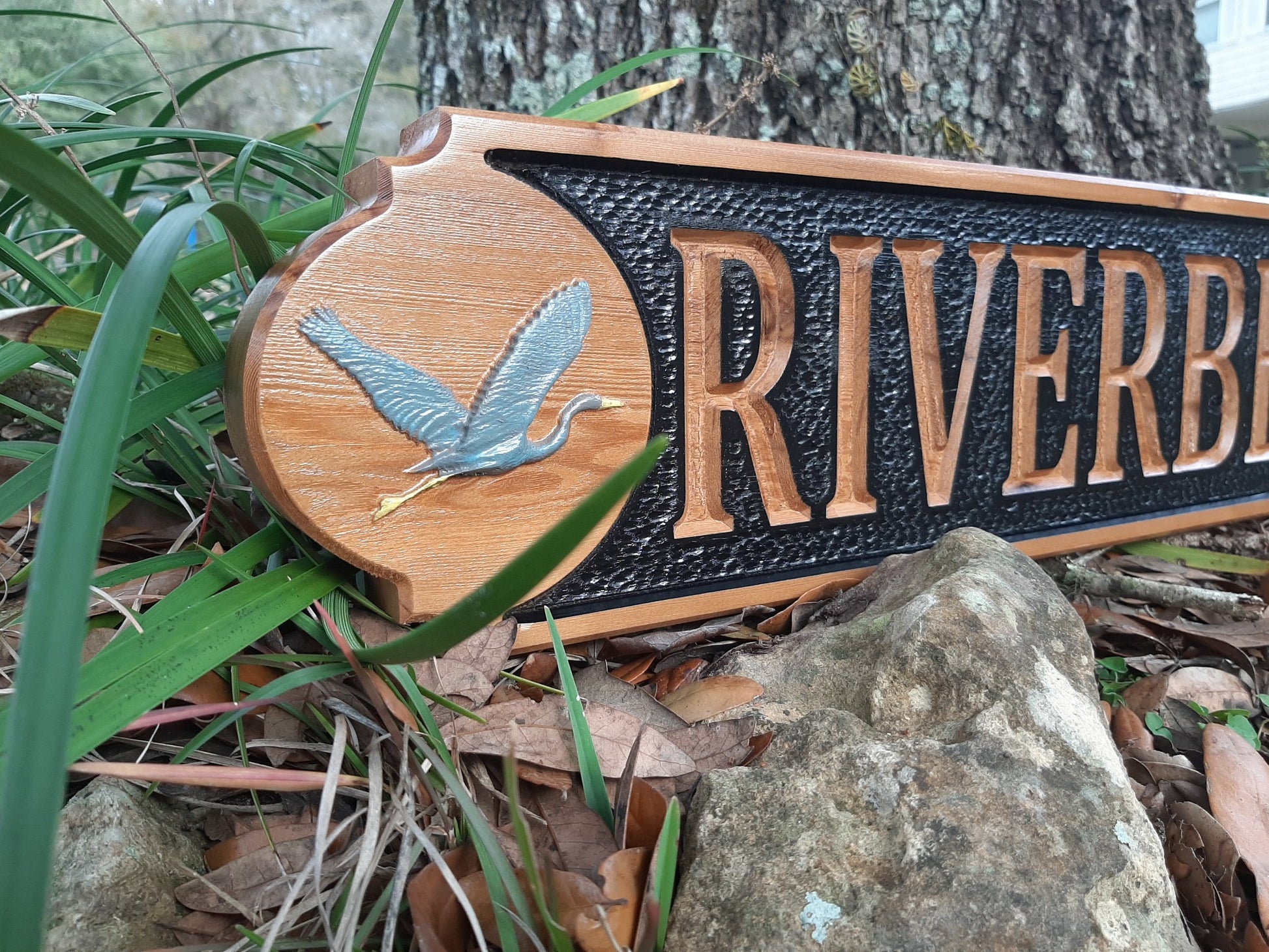 blue heron wall art, coastal home wall decor. made in the USA