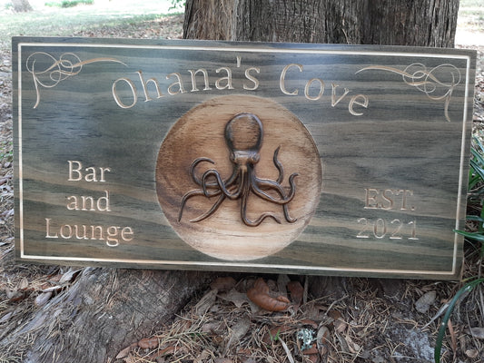 Custom Nautical Wooden Bar signs, Pub signs, Restaurant Lounge Wall decor