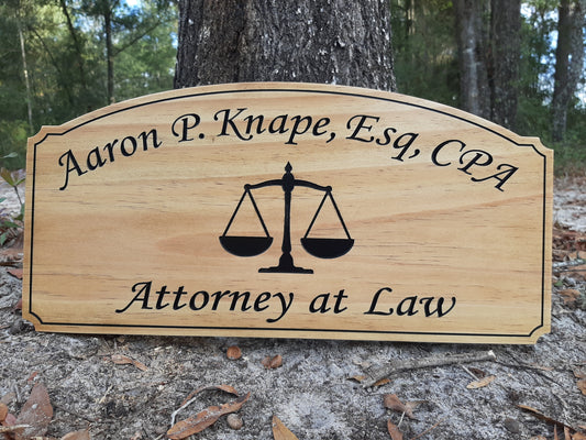 Custom Made Wood Engraved Business Name Business Logo Wall sign