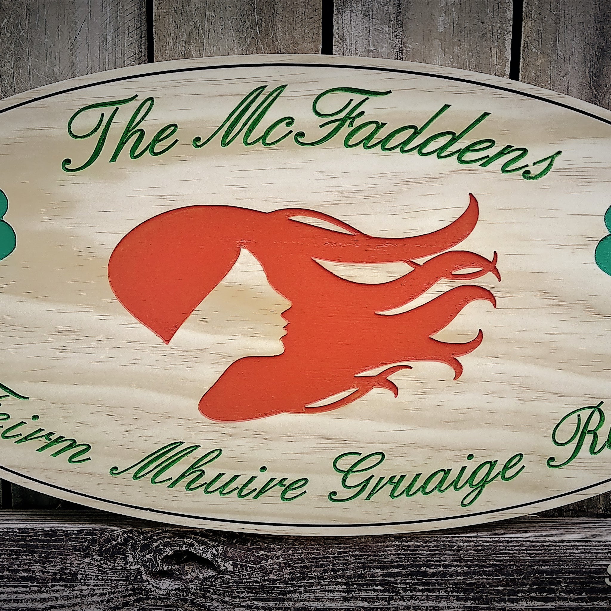 The McFaddens Custom made in the USA with Ireland in mind.