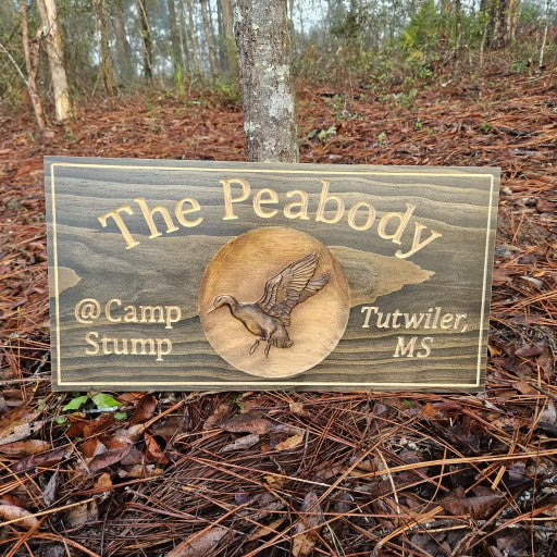 Personalized Duck Hunting Camp Name Sign