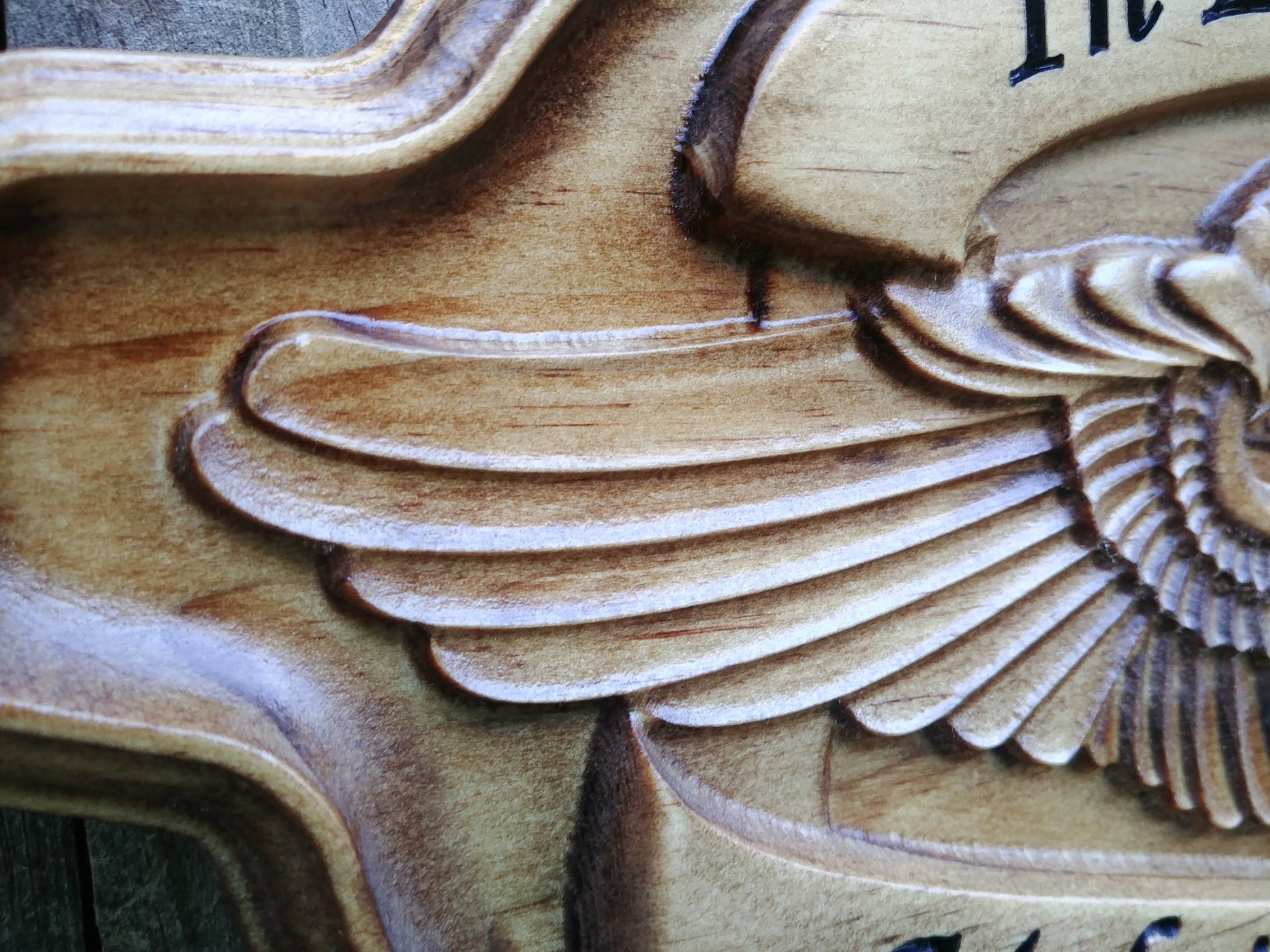 Harley Davidson gifts wood carved sign made in the USA.