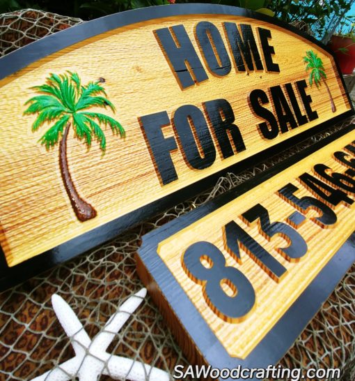 Custom Outdoor Home for Sale Yard sign, Custom Home Real Estate sign