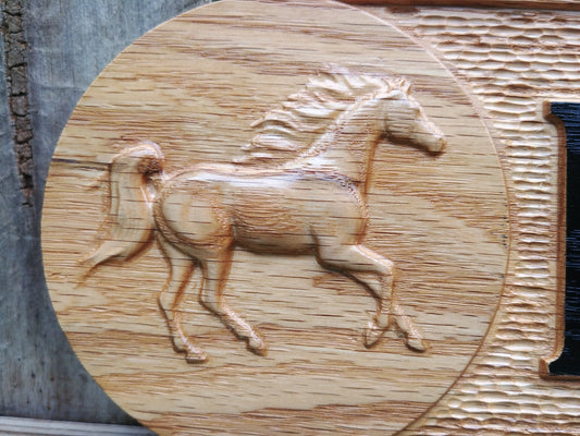 3d cnc wood carved horse