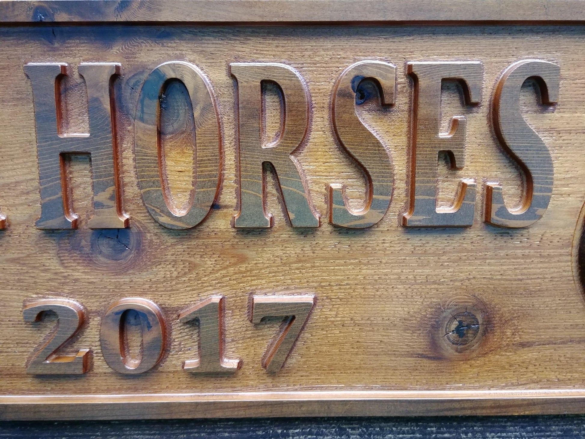 personalized horse ranch name sign made in the USA.