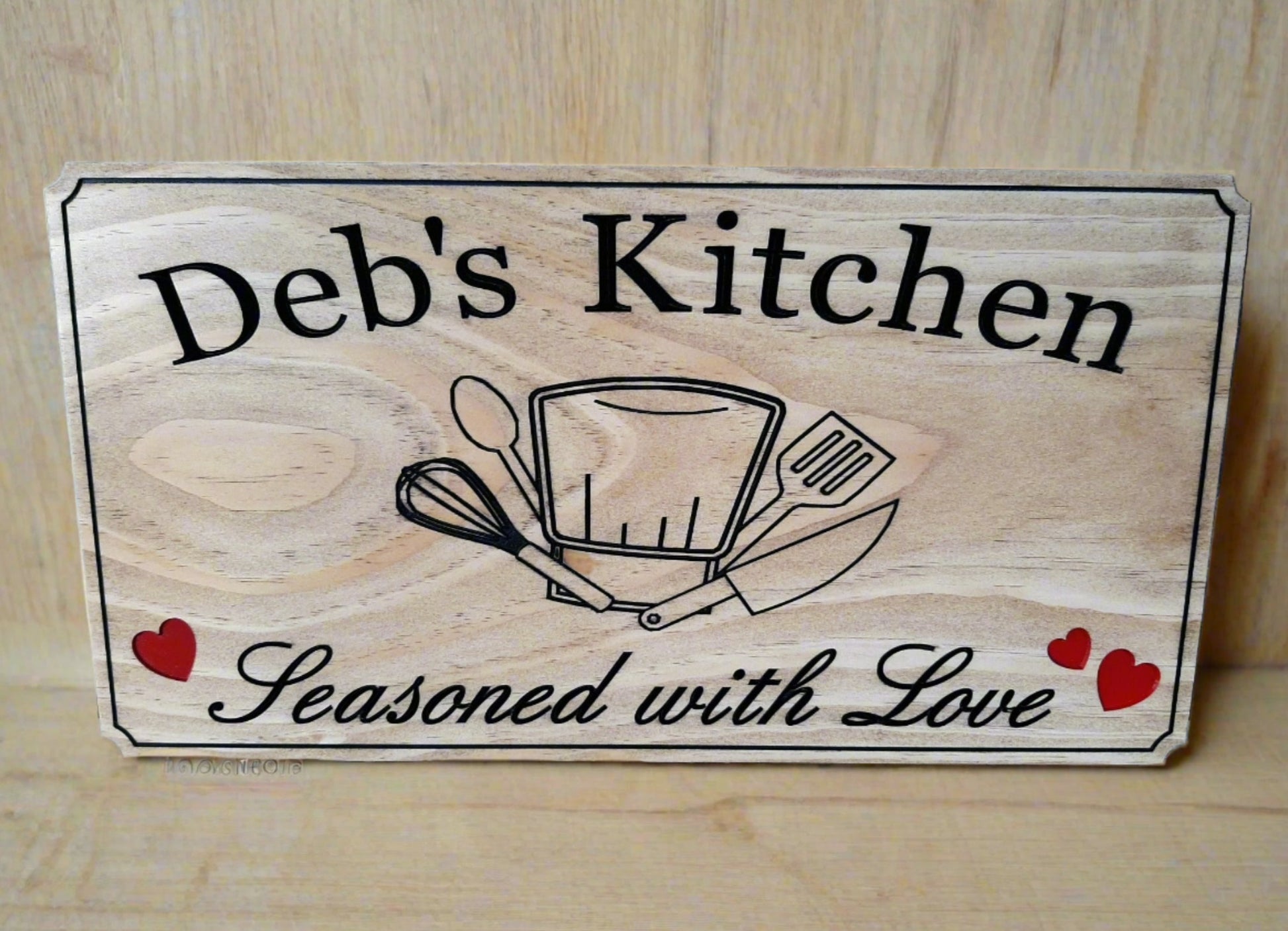 Mother's day wooden gift sign