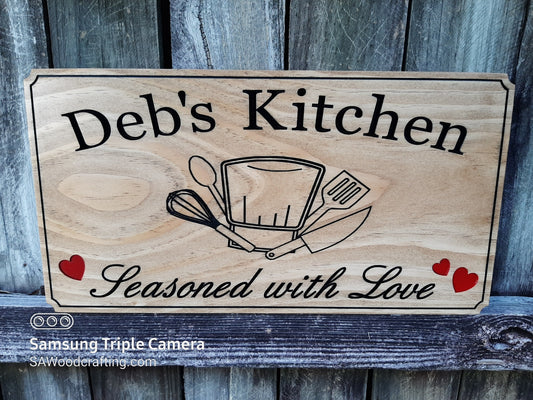 Mother's day wooden gift sign