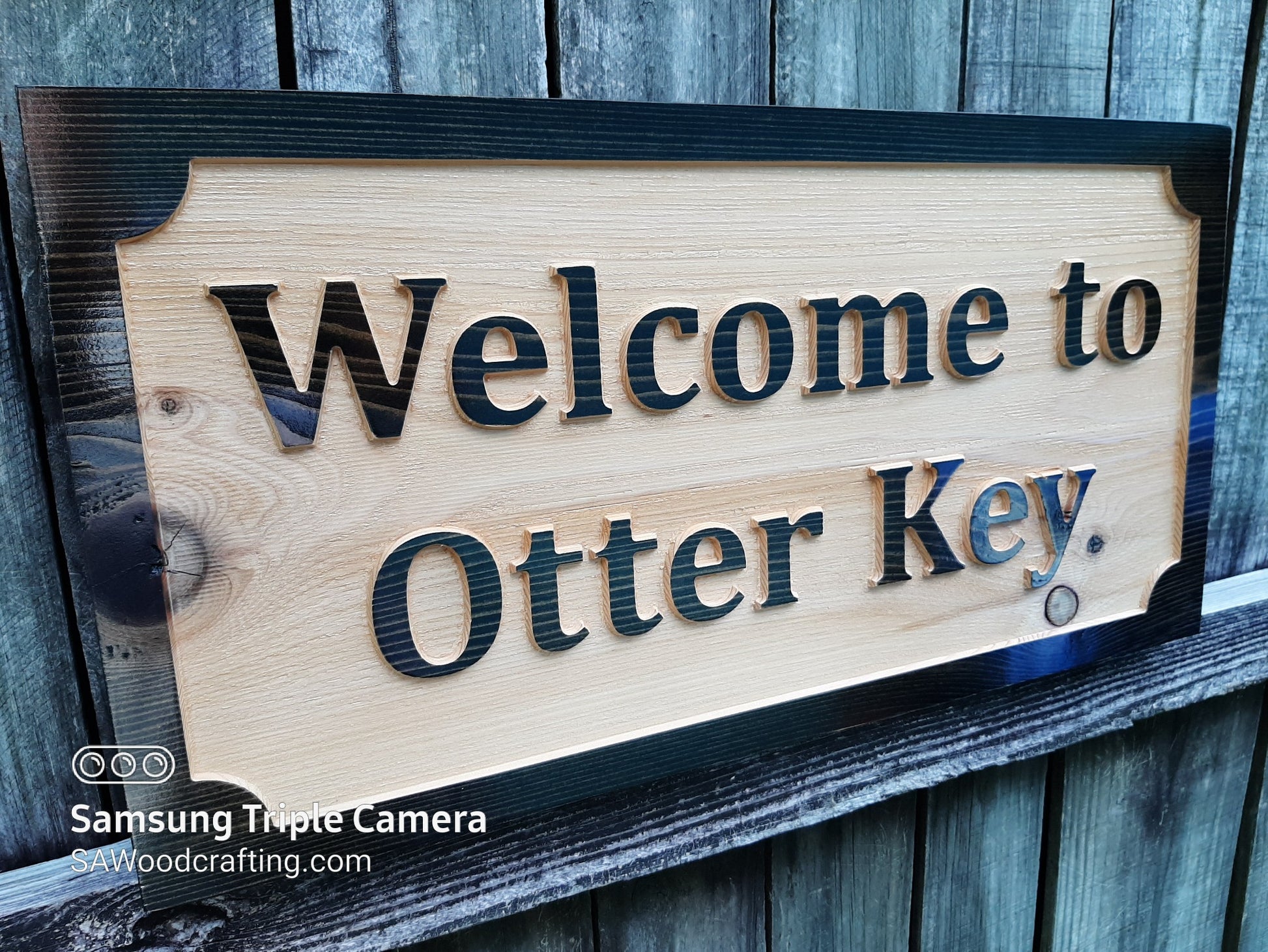 driveway sign, outdoor solid wood business sign made in the USA.