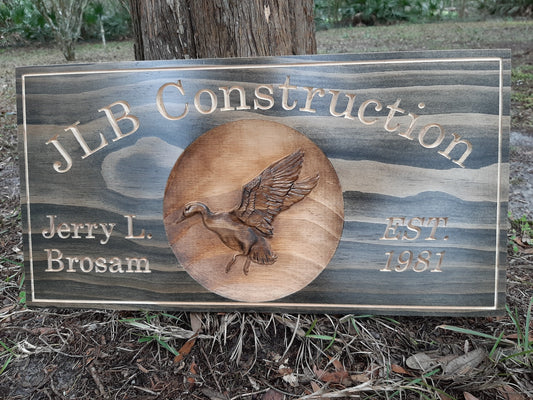 Personalized Duck Hunting Camp Name Sign