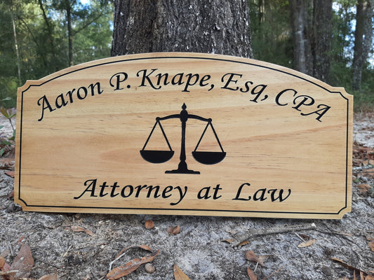 Custom made Wood Engraved Business Name plaque, Business Logo Wall sign