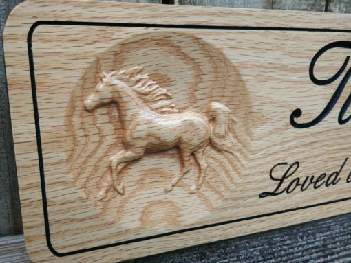 3D CNC carved Horse